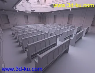 3D打印模型The Meeting Lodge Interior的图片