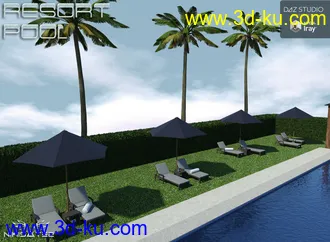 3D打印模型The Resort Pool的图片