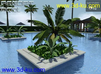 3D打印模型The Resort Pool的图片
