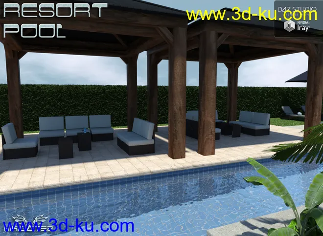 The Resort Pool模型的图片7