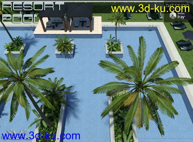 The Resort Pool模型的图片8
