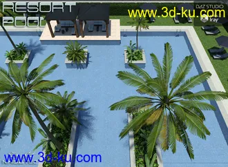 3D打印模型The Resort Pool的图片