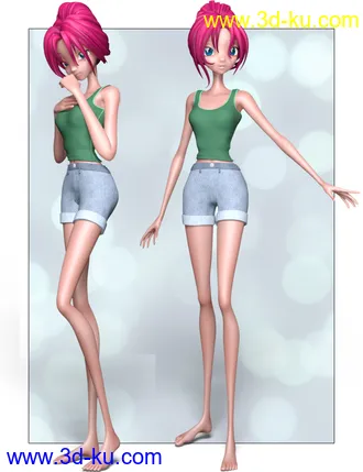 3D打印模型Toony Star Poses的图片