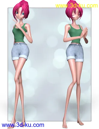3D打印模型Toony Star Poses的图片