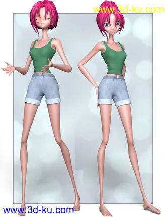 3D打印模型Toony Star Poses的图片
