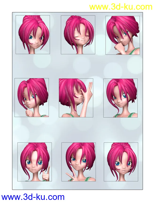 Toony Star Poses模型的图片10
