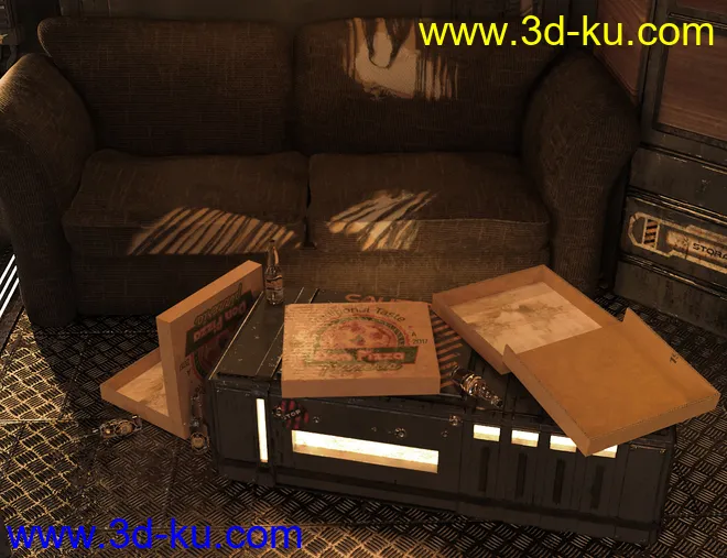Trash The Room dForce Prop Set模型的图片5