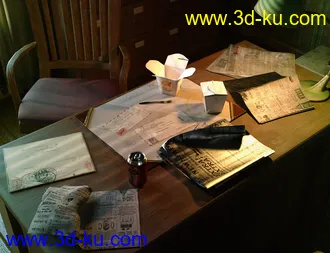 3D打印模型Trash The Room dForce Prop Set的图片