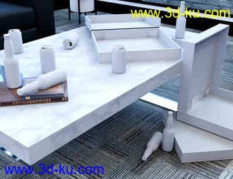 3D打印模型Trash The Room dForce Prop Set的图片