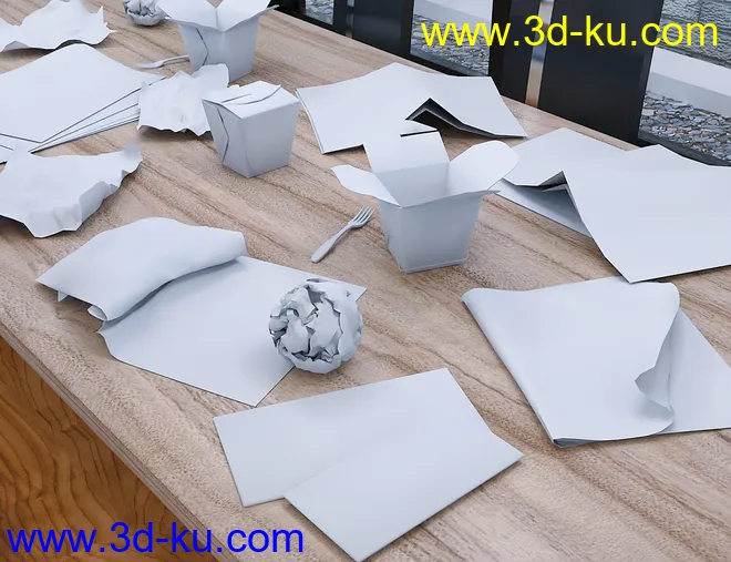 Trash The Room dForce Prop Set模型的图片8