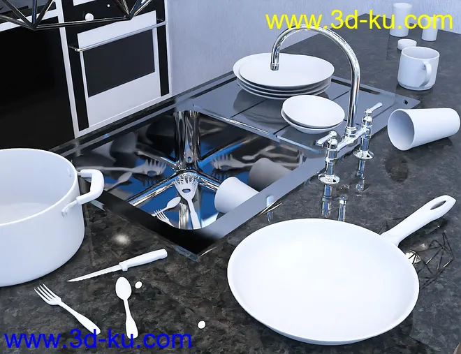 Trash The Room dForce Prop Set模型的图片9