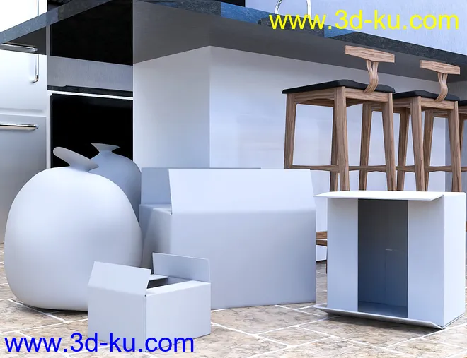 Trash The Room dForce Prop Set模型的图片10