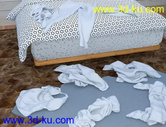 3D打印模型Trash The Room dForce Prop Set的图片