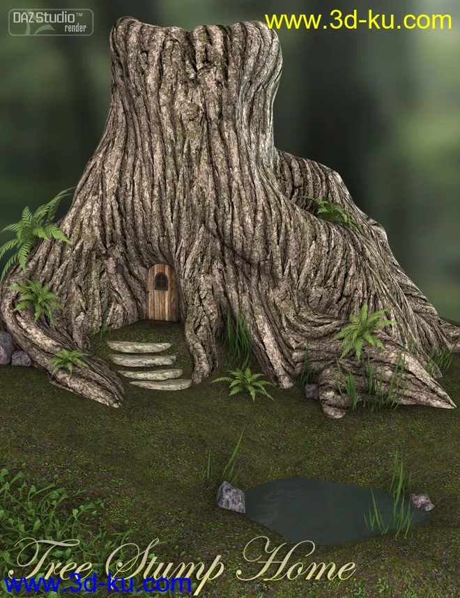 Tree Stump Home模型的图片3