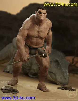 3D打印模型Troglodyte for Genesis 8 Male的图片