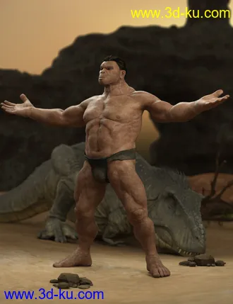 3D打印模型Troglodyte for Genesis 8 Male的图片