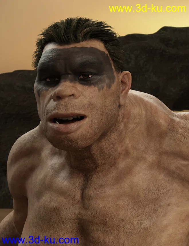 Troglodyte for Genesis 8 Male模型的图片4