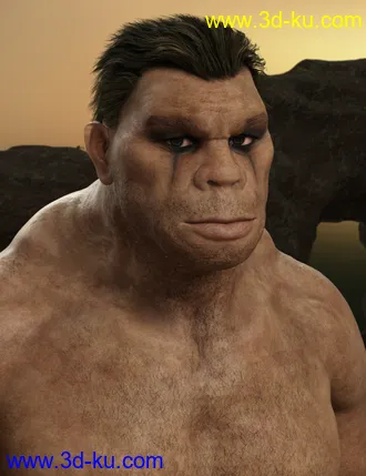 3D打印模型Troglodyte for Genesis 8 Male的图片