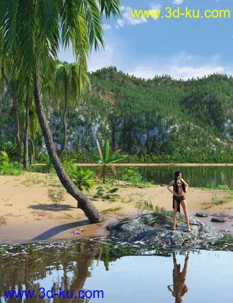 3D打印模型Tropical Lagoon的图片