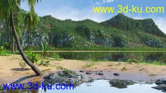 3D打印模型Tropical Lagoon的图片