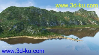 3D打印模型Tropical Lagoon的图片