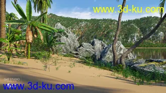 3D打印模型Tropical Lagoon的图片