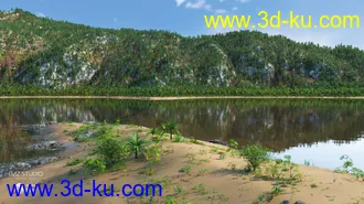 3D打印模型Tropical Lagoon的图片