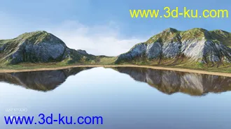 3D打印模型Tropical Lagoon的图片