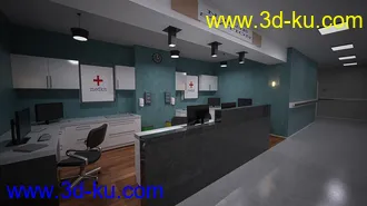 3D打印模型TS Hospital Nurse Station的图片