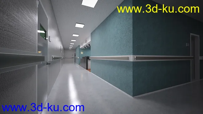 TS Hospital Nurse Station模型的图片5