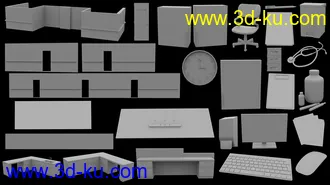 3D打印模型TS Hospital Nurse Station的图片