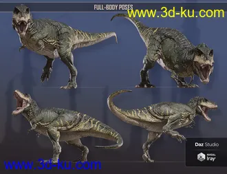 3D打印模型Tyrannosaurus Rex 3 Expansion的图片
