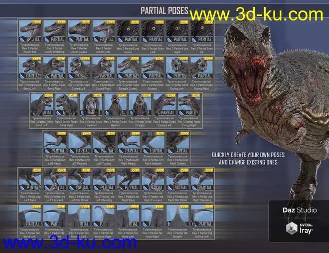 Tyrannosaurus Rex 3 Expansion模型的图片7