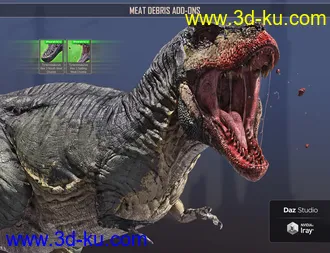 3D打印模型Tyrannosaurus Rex 3 Expansion的图片