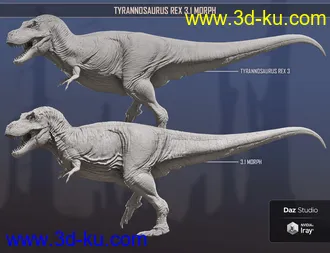 3D打印模型Tyrannosaurus Rex 3 Expansion的图片