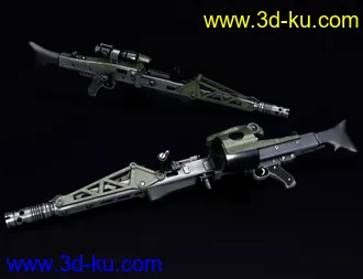 3D打印模型UCMC Weapons的图片
