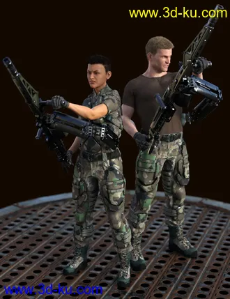 3D打印模型UCMC Weapons的图片