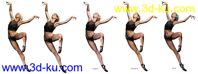 Ultimate Natural Bend Morphs for Genesis 8 Female模型的图片4