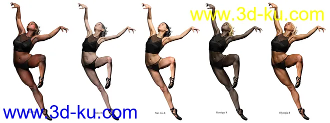 Ultimate Natural Bend Morphs for Genesis 8 Female模型的图片6