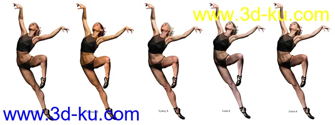 Ultimate Natural Bend Morphs for Genesis 8 Female模型的图片7