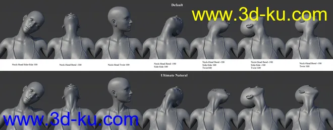 Ultimate Natural Bend Morphs for Genesis 8 Female模型的图片8