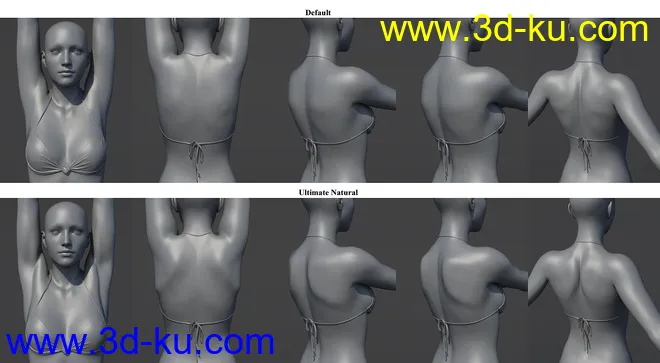 Ultimate Natural Bend Morphs for Genesis 8 Female模型的图片10