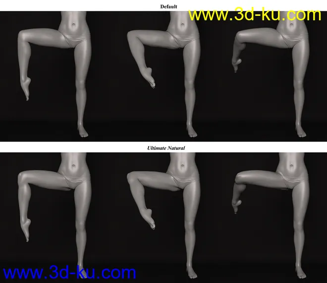 Ultimate Natural Bend Morphs for Genesis 8 Female模型的图片13