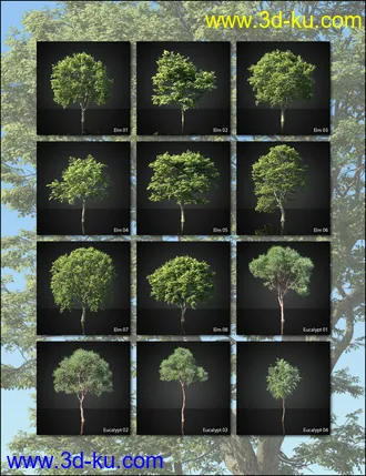 3D打印模型UltraTrees - Realistic Tree System的图片