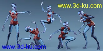 Unearthly Poses and Expressions for Genesis 8模型的图片3