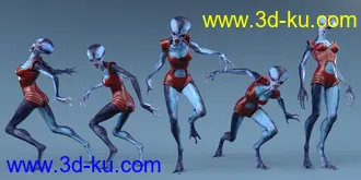 3D打印模型Unearthly Poses and Expressions for Genesis 8的图片