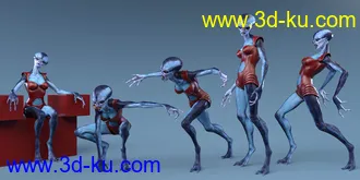 3D打印模型Unearthly Poses and Expressions for Genesis 8的图片