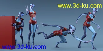 3D打印模型Unearthly Poses and Expressions for Genesis 8的图片