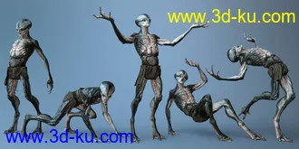 Unearthly Poses and Expressions for Genesis 8模型的图片7