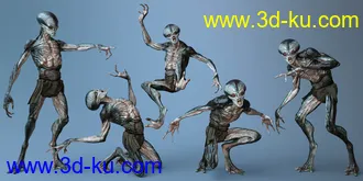 3D打印模型Unearthly Poses and Expressions for Genesis 8的图片